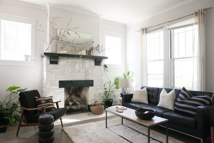Sofa not on sale facing tv